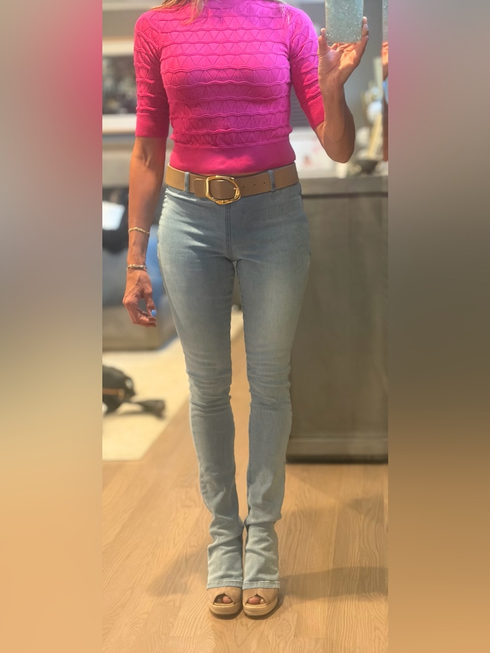 Retrofete Light Blue Flared Jeans